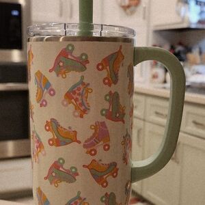 SWIG LIFE 30oz Colorful Roller Skate Tumbler with Straw